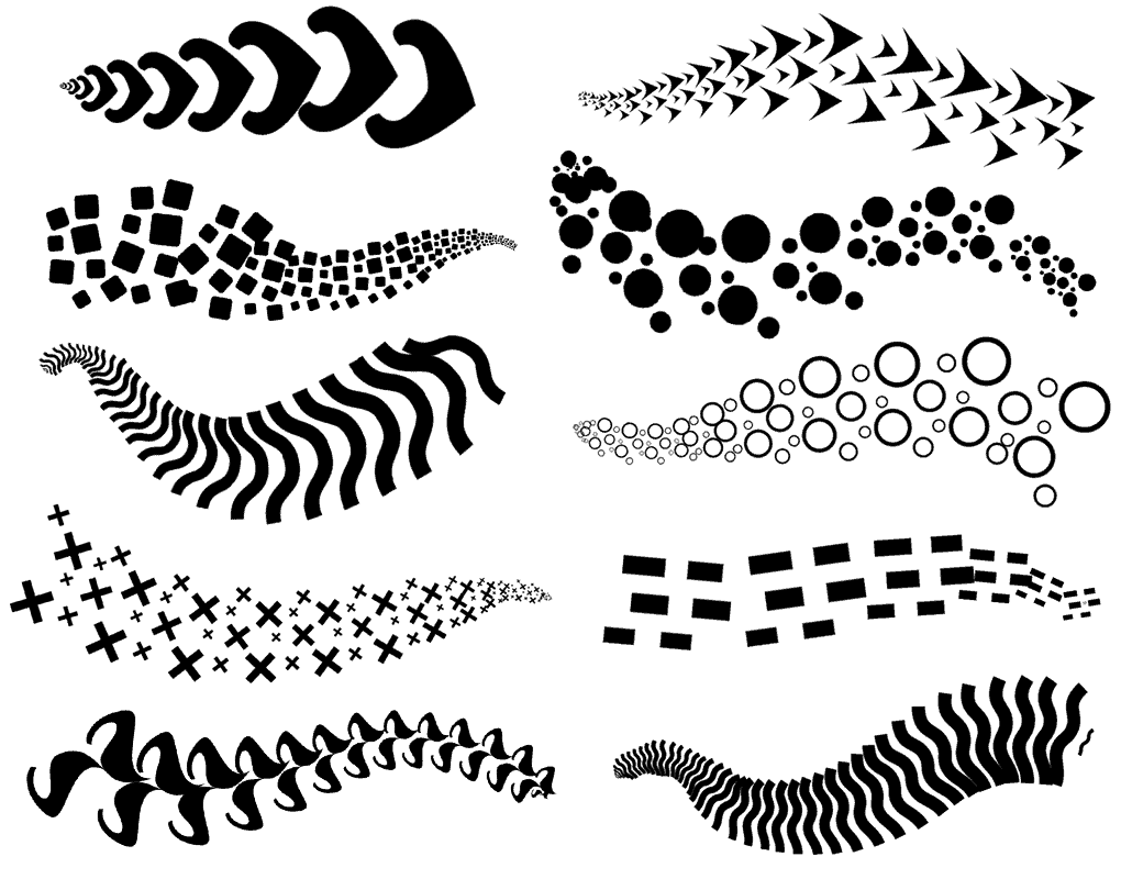 Pattern Brushes Borders and Lines from