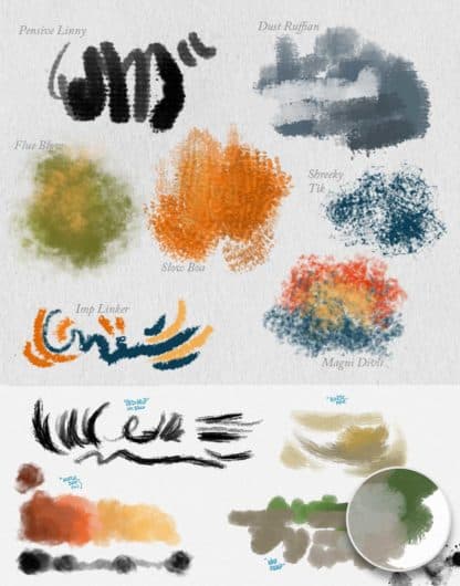 Art Brushes Complete – 350 Photoshop brushes for Digital Artists
