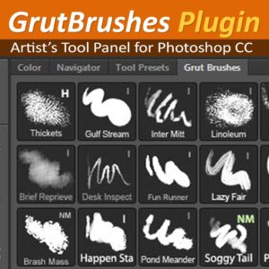 GrutBrushes-Plugin-Photoshop-CC-Artists-brush-panel Photoshop Brushes Plugin for Photoshop CC